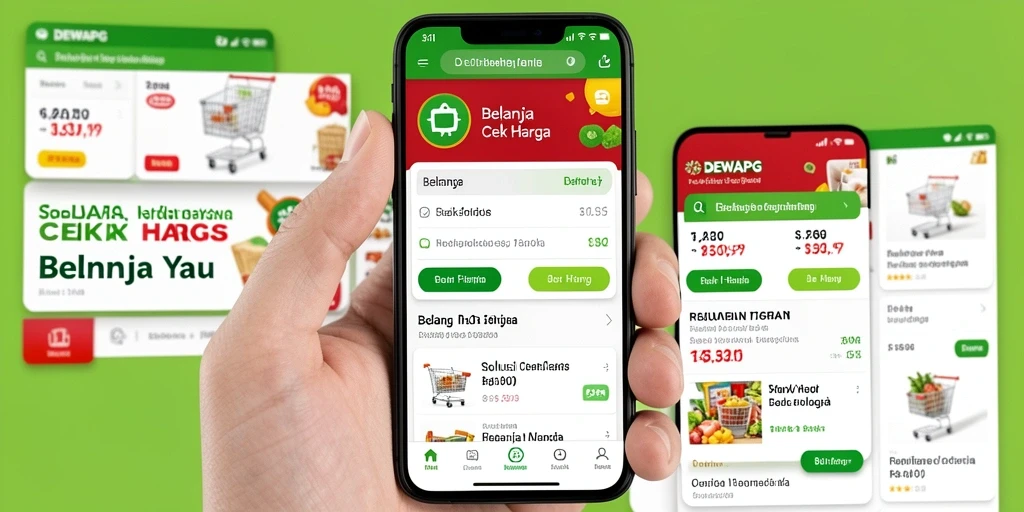 Antarmuka DEWAPG yang sederhana untuk cek harga produk.