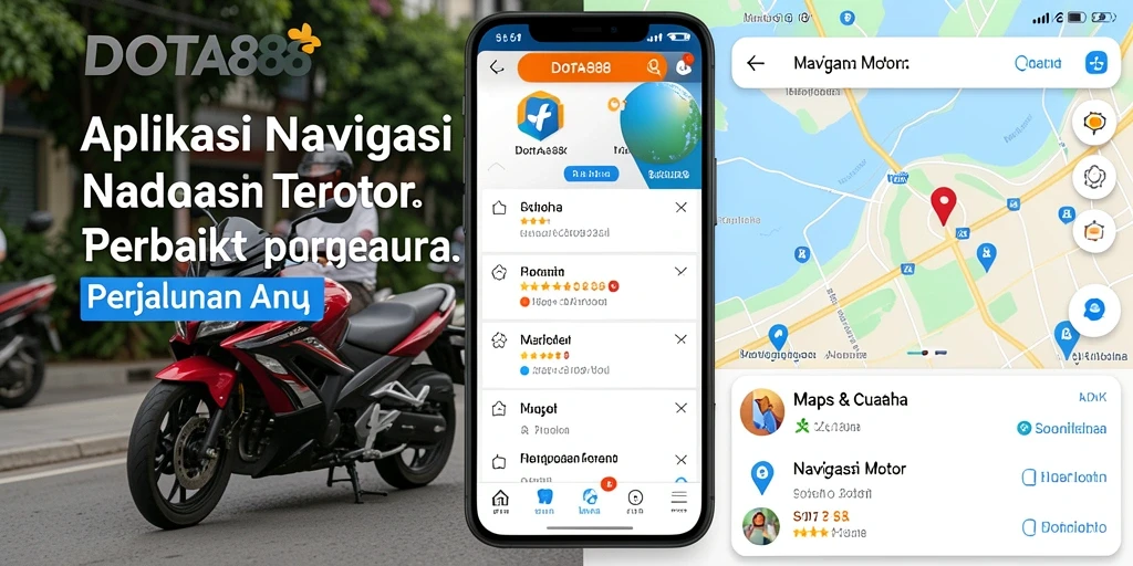 Tampilan antarmuka DOTA88 untuk Navigasi Motor yang intuitif.