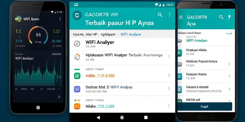 Tampilan antarmuka GACOR78 yang memudahkan analisis jaringan WiFi.