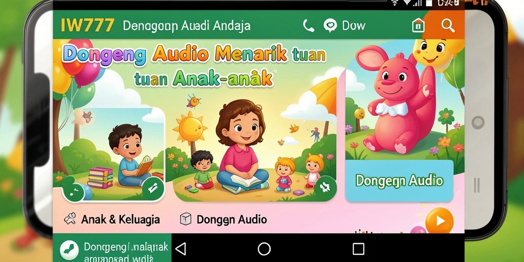 Antarmuka pengguna IW777 yang ramah dan menarik.