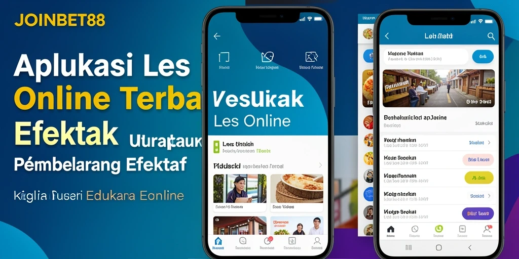 Antarmuka pengguna <strong>JOINBET88</strong> yang menarik dan mudah digunakan untuk Les Online.