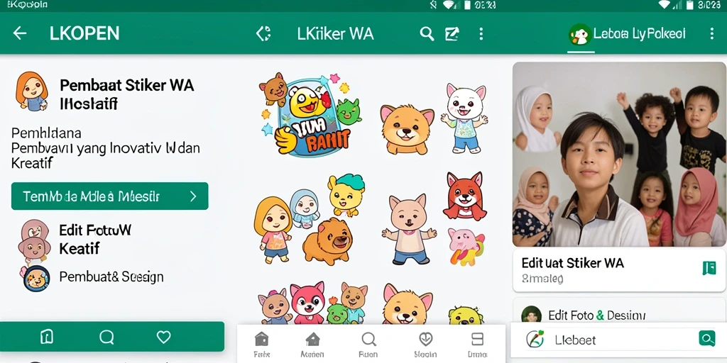Tampilan antarmuka aplikasi LKOPEN yang intuitif dan menarik.