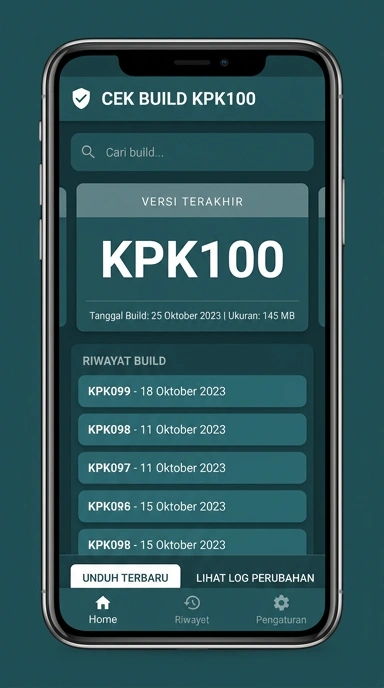 Riwayat Versi kpk100 untuk Pengguna Android